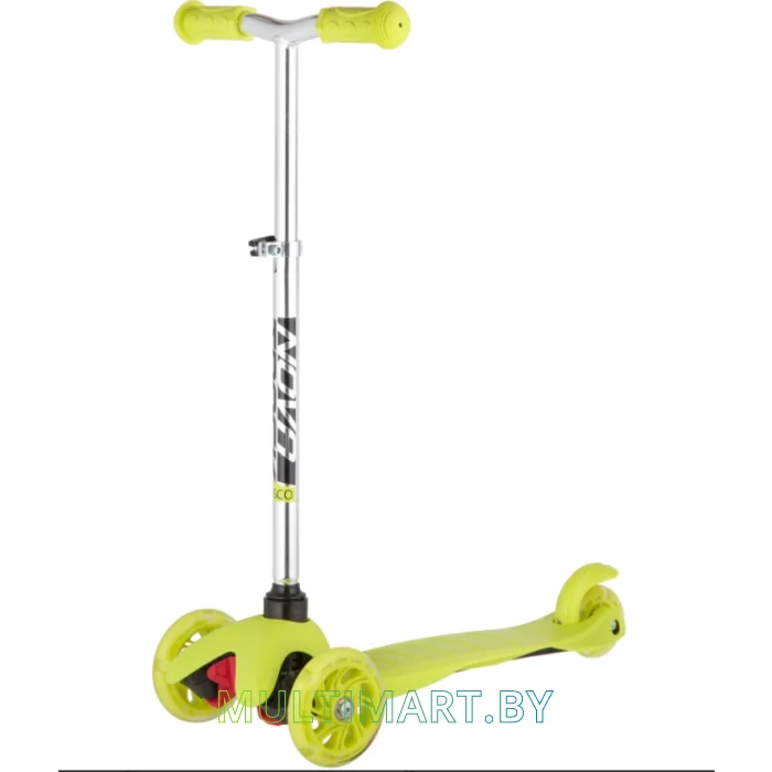Самокат Novatrack Disco-Kids Basic 120H.DISCOKIDS.LM20 (лайм, 2020)